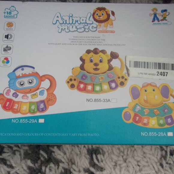 Jialegu Toys Animal Music- Elephant piano for toddler new - Picture 4 of 5